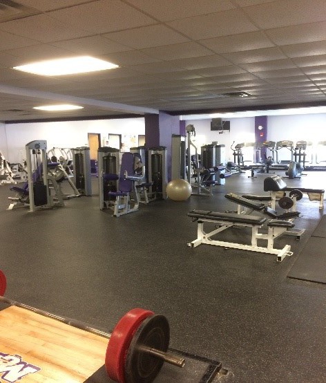 The fitness center. Photo credit: Marquis Cherry